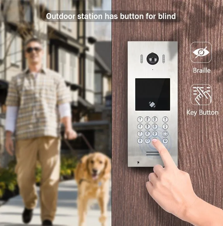 CAT5 wired video door phone CAT5 wired video door phone