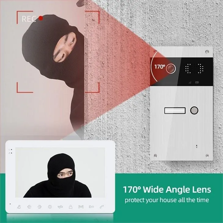 2 Wire Video Intercom With Mobile APP