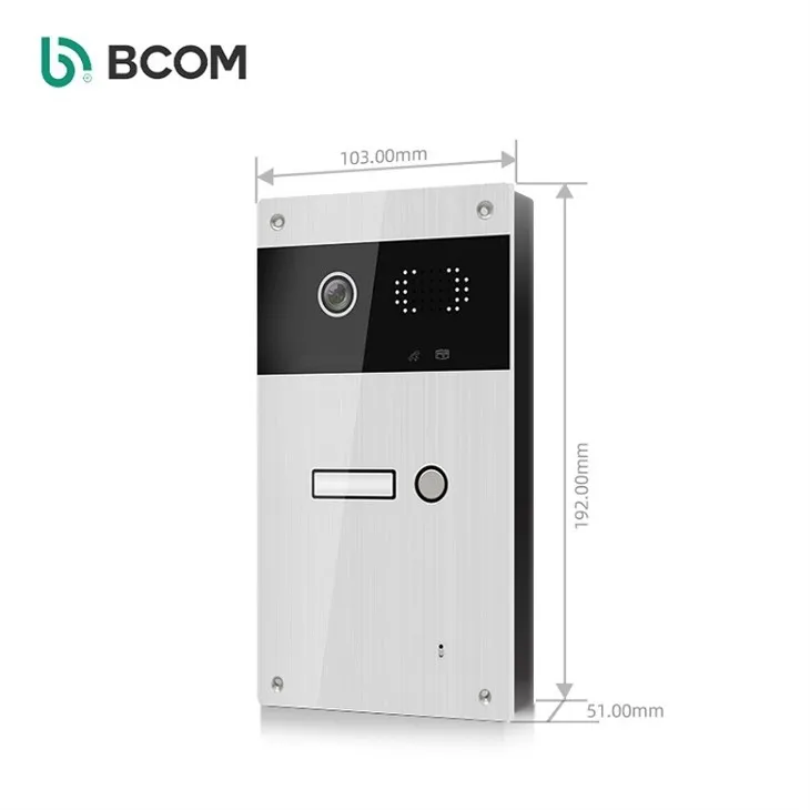 2 Wire Video Intercom With Mobile APP